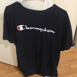 Champion Navy Tee